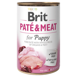 Brit PATÉ & MEAT for Puppy konzerva pre psov 400 g vyobraziť
