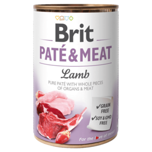 Brit PATÉ & MEAT Lamb konzerva pre psov 400 g vyobraziť