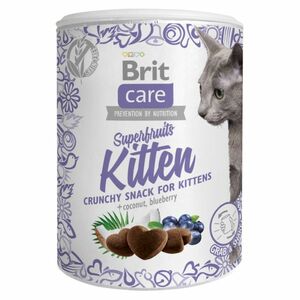 BRIT Care Snack Superfruits Kitten s kuraťom, kokosom a čučoriedkou pre mačiatka 100 g vyobraziť