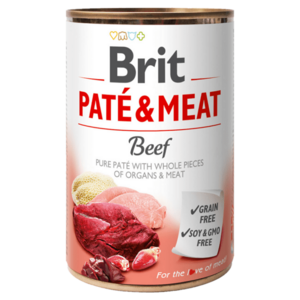 Brit PATÉ & MEAT Beef konzerva pre psov 400 g vyobraziť