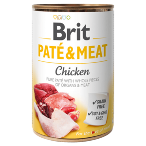 Brit PATÉ & MEAT Chicken konzerva pre psov 400 g vyobraziť