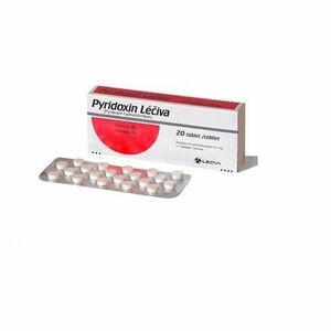 PYRIDOXIN LEC. TBL 20 x 20 mg vyobraziť