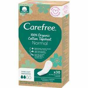 Carefree Organic Cotton Normal slipové vložky 30 ks vyobraziť