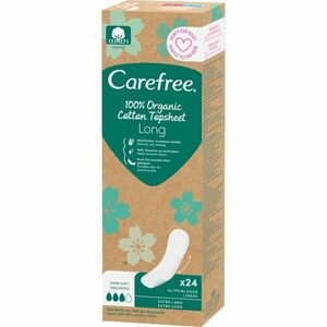 Carefree Organic Cotton Long slipové vložky 24 ks vyobraziť