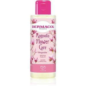 Dermacol Flower Care Magnolia relaxačný telový olej s vôňou kvetín 100 ml vyobraziť