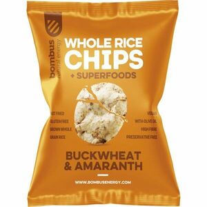 Bombus Whole Rice Chips ryžové chipsy Buckwheat & Amaranth 60 g vyobraziť