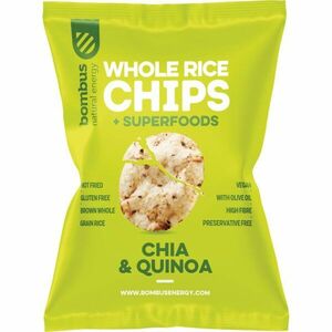 Bombus Whole Rice Chips ryžové chipsy Chia & Quinoa 60 g vyobraziť