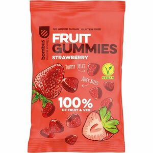 Bombus Fruit Gummies ovocné cukríky príchuť Strawberry 35 g vyobraziť