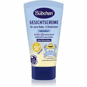Bübchen Sensitive Sun Protection Face Cream SPF 50+ ochranný krém na tvár pre deti SPF 50+ 6 m+ 50 ml vyobraziť