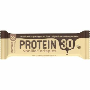 Bombus Protein 30 % proteínová tyčinka príchuť Vanilla & Crispies 50 g vyobraziť