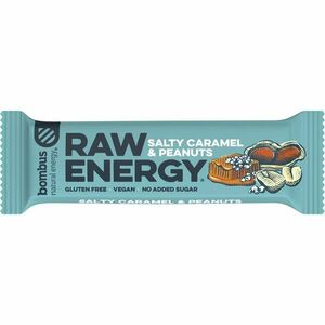 Bombus Raw Energy ovocná tyčinka príchuť Salty Caramel & Peanuts 50 g vyobraziť
