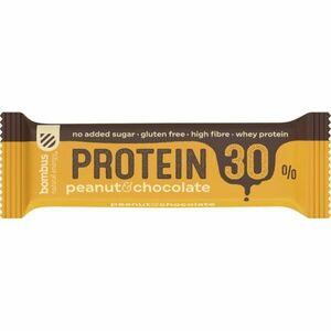 Bombus Protein 30 % proteínová tyčinka príchuť Peanut & Chocolate 50 g vyobraziť