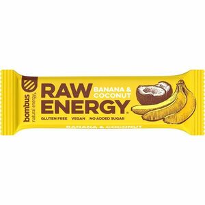 Bombus Raw Energy ovocná tyčinka príchuť Banana & Coconut 50 g vyobraziť