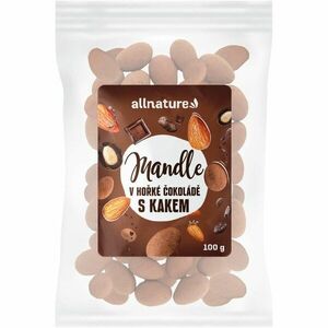 Allnature Mandle v horkej čokoláde s kakaom orechy v poleve 100 g vyobraziť