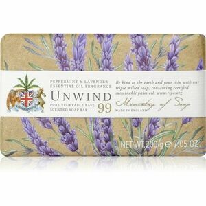 The Somerset Toiletry Co. Natural Spa Wellbeing Soaps tuhé mydlo na telo Peppermint & Lavender 200 g vyobraziť