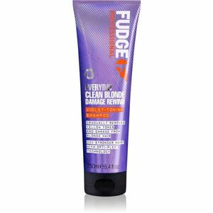 Fudge Everyday Clean Blonde Damage Rewind Shampoo jemný šampón na každodenné použitie pre blond a melírované vlasy 250 ml vyobraziť