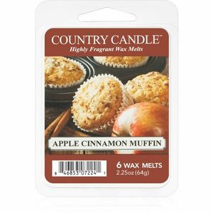 Country Candle Apple Cinnamon Muffin vosk do aromalampy 64 g vyobraziť
