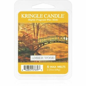 Kringle Candle Amber Wood vosk do aromalampy 64 g vyobraziť
