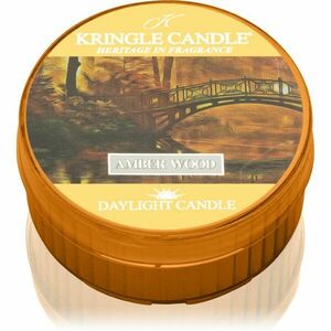 Kringle Candle Amber Wood čajová sviečka 42 g vyobraziť