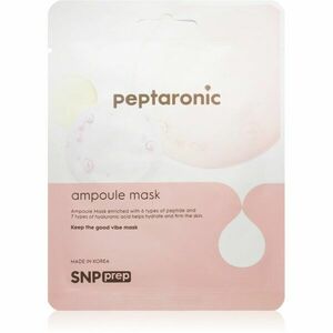 SNP Prep Peptaronic plátenná maska s hydratačným a revitalizačným účinkom 25 ml vyobraziť