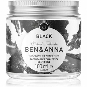 BEN&ANNA Natural Toothpaste Black zubná pasta v sklenenej dóze s aktívnym uhlím 100 ml vyobraziť