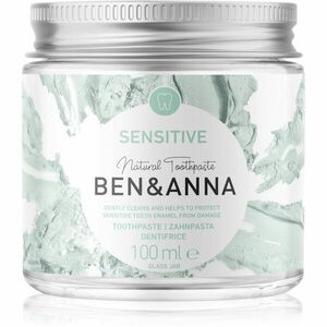 BEN&ANNA Natural Toothpaste Sensitive zubná pasta v sklenenej dóze pre citlivé zuby 100 ml vyobraziť