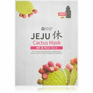 SNP Jeju Cactus hydratačná plátienková maska s vyživujúcim účinkom 22 ml vyobraziť