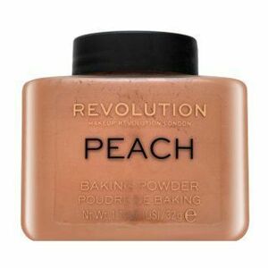 Makeup Revolution Baking Powder Peach púder pre zjednotenú a rozjasnenú pleť 32 g vyobraziť