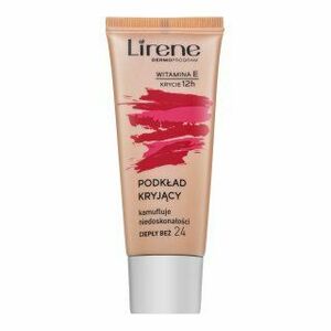 Lirene Vitamin E High-Coverage Liquid Foundation 24 Beige fluidný make-up proti nedokonalostiam pleti 30 ml vyobraziť