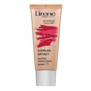 Lirene Vitamin E High-Coverage Liquid Foundation 25 Tanned fluidný make-up proti nedokonalostiam pleti 30 ml vyobraziť
