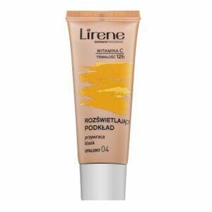 Lirene Brightening Fluid with Vitamin C 04 Tanned fluidný make-up pre zjednotenie farebného tónu pleti 30 ml vyobraziť
