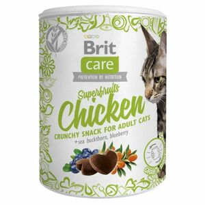 BRIT Care Snack Superfruits Chicken s kuraťom, rakytníkom a čučoriedkami pre mačky 100 g vyobraziť