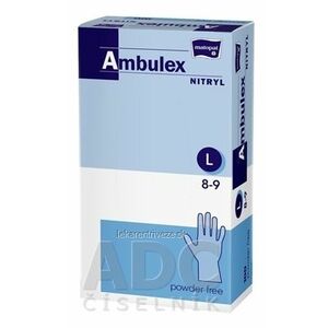 Ambulex rukavice NITRYL veľ. L, biele, krátke, nesterilné, nepudrované, 1x100 ks vyobraziť