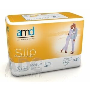 amd Slip Extra Medium inkontinenčné plienky, obvod bokov 70 - 110 cm, nasiakavosť 2250 ml, 1x20 ks vyobraziť