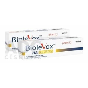 BIOLEVOX HA tendon 32 mg (Duopack) roztok intraartikulárny 1, 6% gél v predplnenej striekačke 2x2 ml vyobraziť