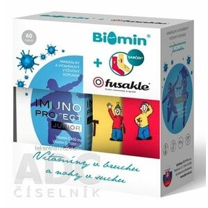Biomin IMUNO PROTECT JUNIOR + darček Fusakle cps 1x60 ks + darček: detské ponožky 1x1 pár, 1x1 set vyobraziť