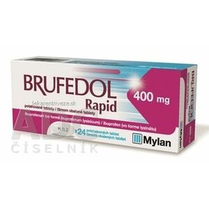 Brufedol Rapid 400 mg tbl flm (blis.PVC/PE/PVDC/Al) 1x24 ks vyobraziť