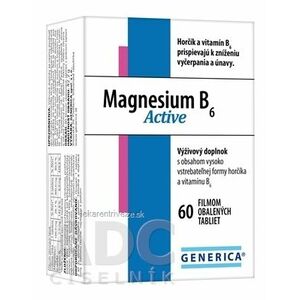 GENERICA Magnesium B6 Active tbl 1x60 ks vyobraziť