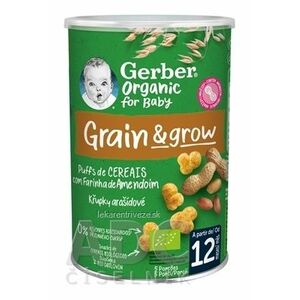 Gerber Organic CHRUMKY Kukurično-ovsené arašidové (od ukonč. 12. mesiaca) 1x35 g vyobraziť