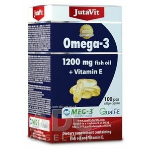 JutaVit Omega-3 1200 rybí olej + vitamín E cps (inov.2021) 1x100 ks vyobraziť