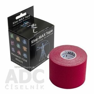 Kine-MAX Classic Kinesiology Tape červená tejpovacia páska 5cm x 5m, 1x1 ks vyobraziť