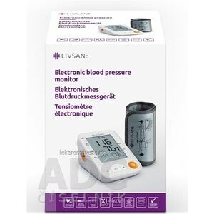 LIVSANE Elektronický monitor krvného tlaku tlakomer s manžetou na rameno (YE650A) 1x1 ks vyobraziť