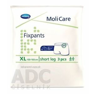 MoliCare Fixpants short leg XL fixačné nohavičky (100-160 cm) (inov.2017) 1x3 ks vyobraziť