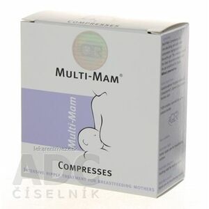 MULTI-MAM COMPRESSES hojivý obklad pre dojčiace matky 1x12 ks vyobraziť