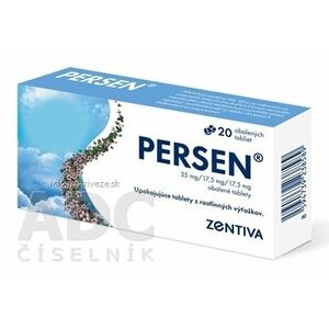 PERSEN tbl obd (35 mg/17, 5 mg/17, 5 mg) 1x20 ks vyobraziť