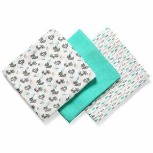 BabyOno Take Care Natural Diapers látkové plienky 70 x 70 cm Turquoise 3 ks vyobraziť