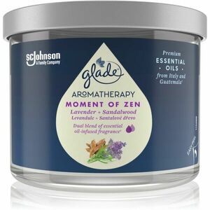 GLADE Aromatherapy Moment of Zen vonná sviečka Lavender + Sandalwood 260 g vyobraziť