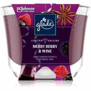 GLADE Merry Berry & Wine vonná sviečka 224 g vyobraziť