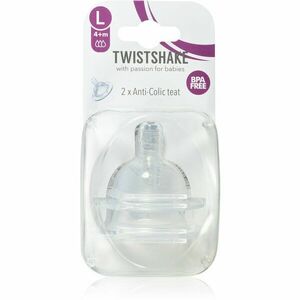 Twistshake Anti-Colic Teat cumlík na fľašu Large 4m+ 2 ks vyobraziť