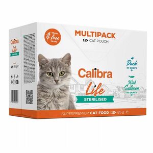 CALIBRA Life kapsa Sterilised Multipack kapsičky pre kastrované mačky 12 x 85 g vyobraziť